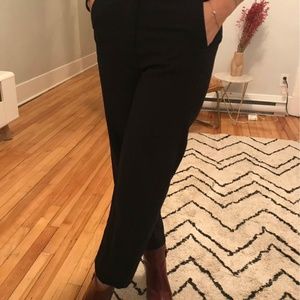 Frank & Oak black suit pant